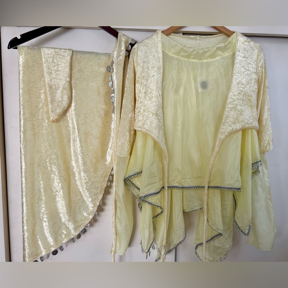 Lemon Yellow Belly Dance Set